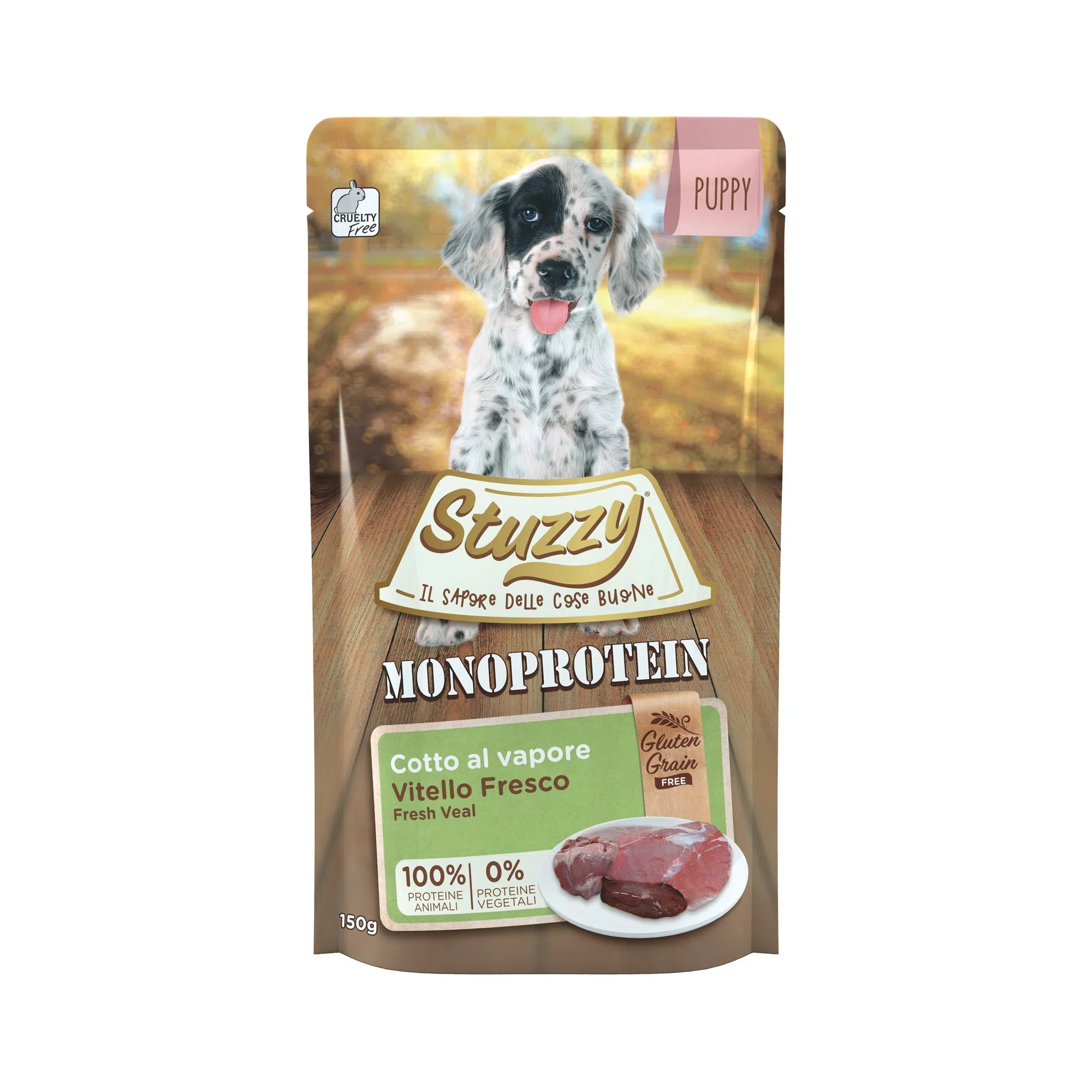 Stuzzy Monoprotein 150g Puppy Vitello - Cibo Umido per Cuccioli Stuzzy Monoprotein 150g Puppy Vitello - Cibo Umido per Cuccioli
